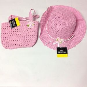 New Girls Floral Flat Brim Sun Hat Party Accessory